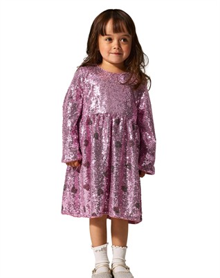 NMFRuscing LS Kjole - Lilac Sachet